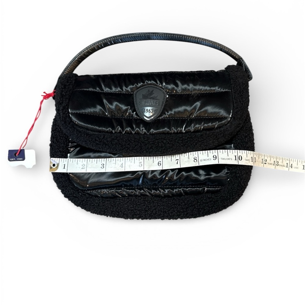 Pajar Glossy Black Shoulder Bag - Picture 3 of 8